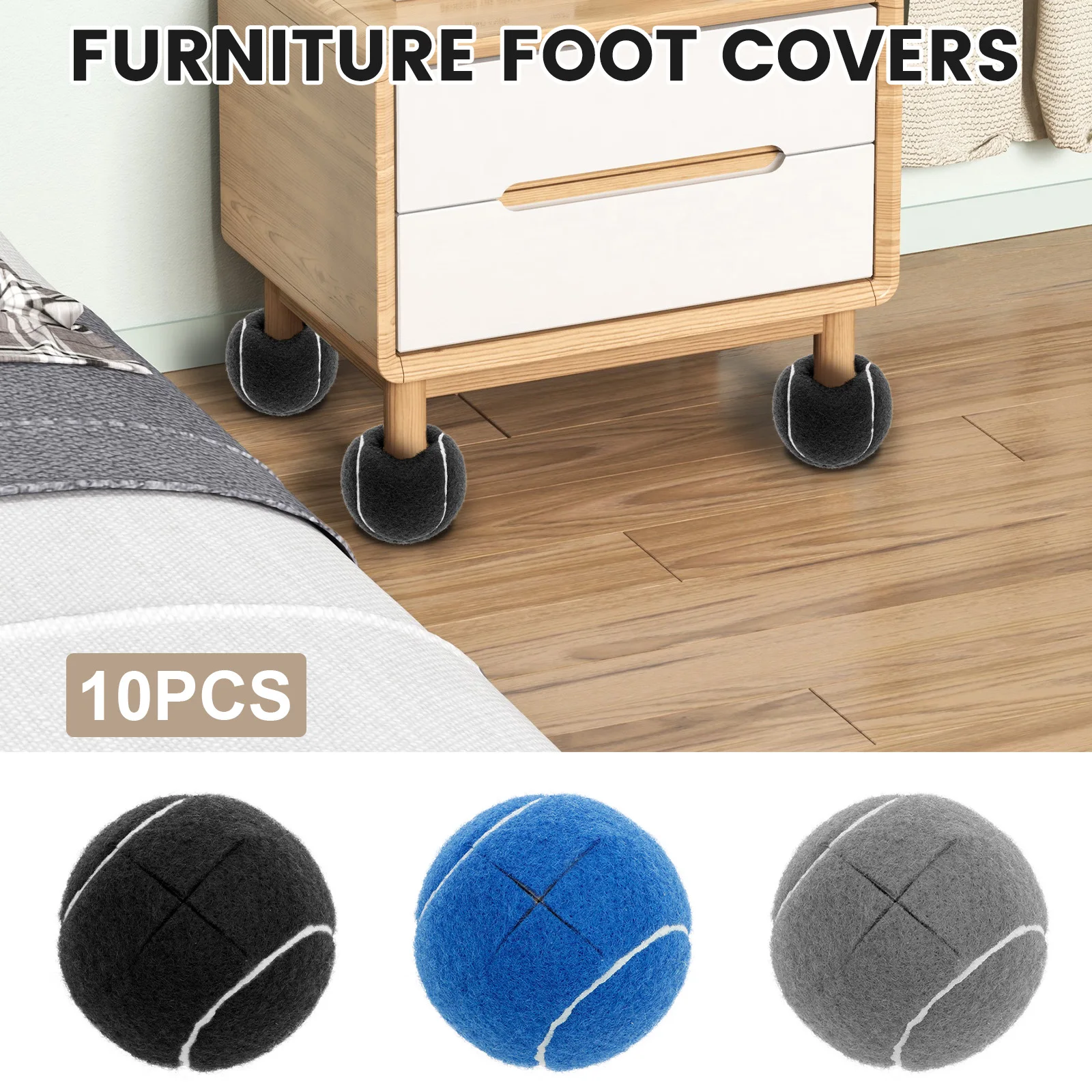 Table Tennis Db Rubbers - 10Pcs Table Chair Foot Covers Round
