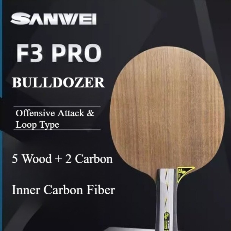 SANWEI F3 PRO BULLDOZER Table  - đánh giá và giá Table Tennis Paddles