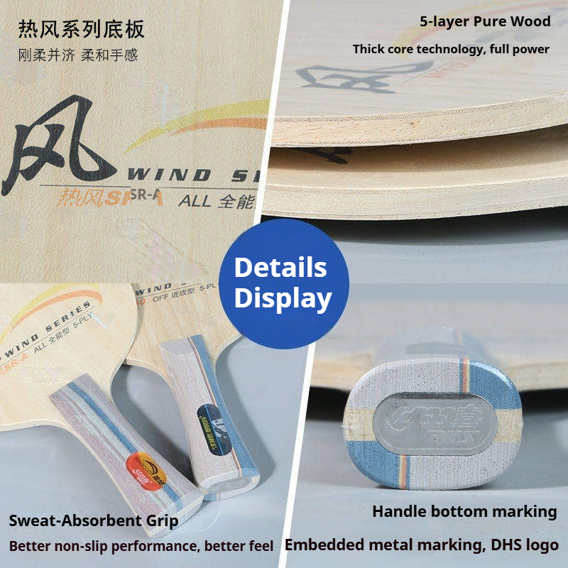 DHS WIND SERIES Table Tennis B - đánh giá và giá Table Tennis Paddles