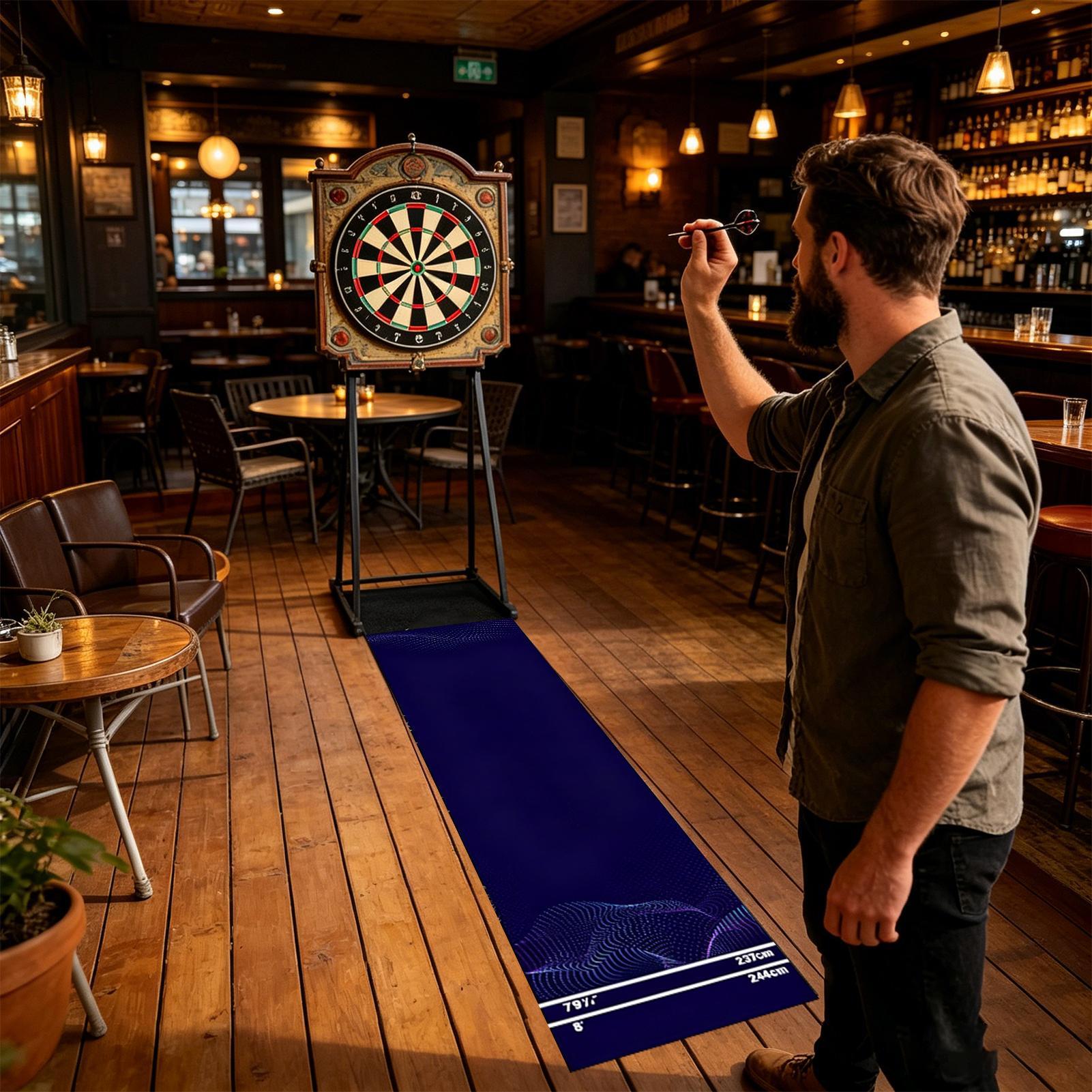 Dart Mat Portable Non-Slip Cry - đánh giá và giá Throw Distance Board