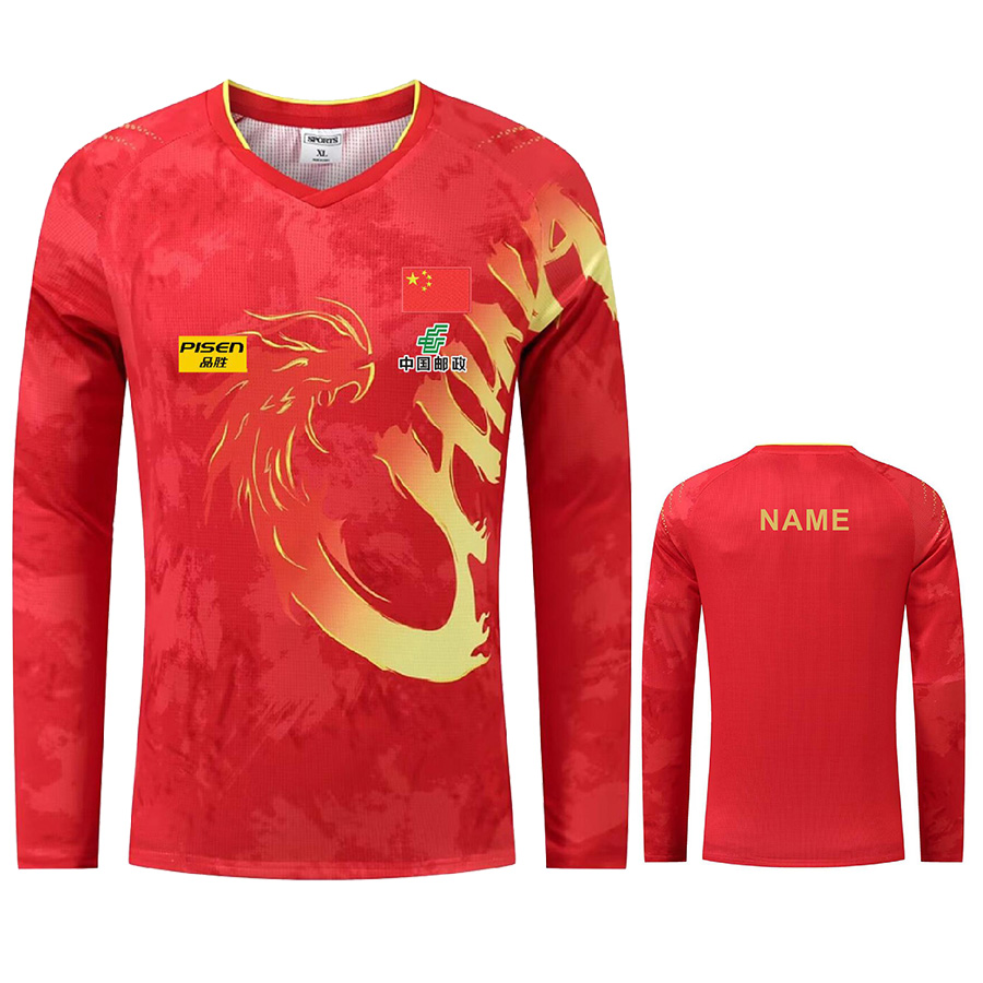 Custom Text Logo CHINA Wang C. - đánh giá và giá Table Tennis Championships