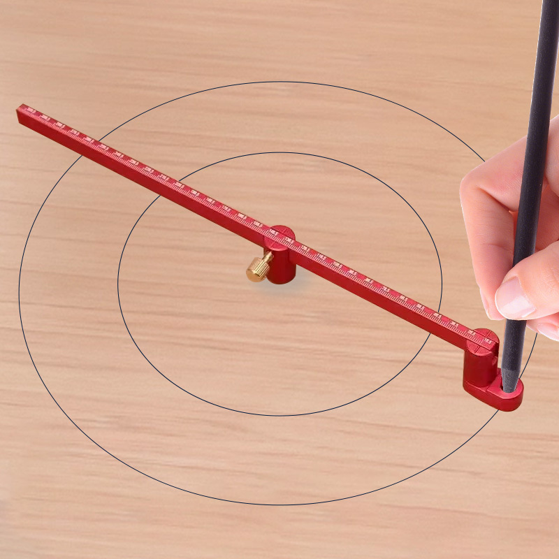 Adjustable Drawing Circle Rule - đánh giá và giá Table Tennis Zone