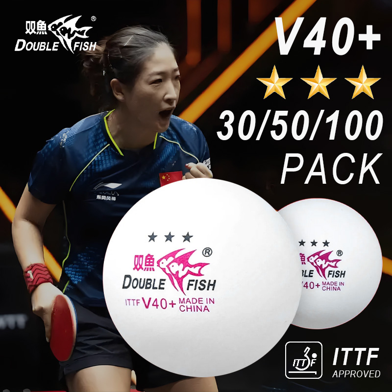 DOUBLE FISH 3 Star V40+ 30/50/ - đánh giá và giá Table Tennis Zlc