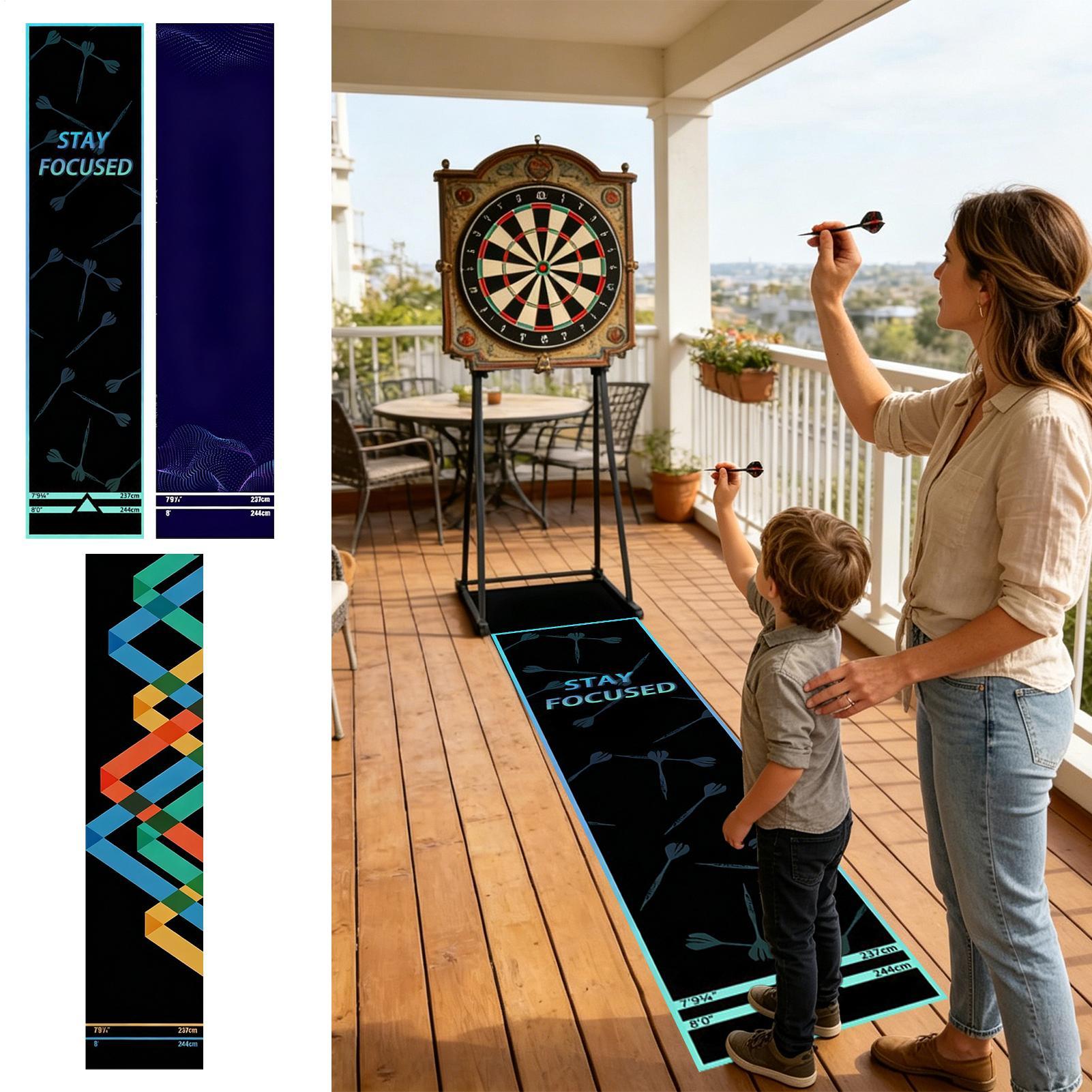 Dart Board Mat Portable Non-Sl - đánh giá và giá Throw Distance Board