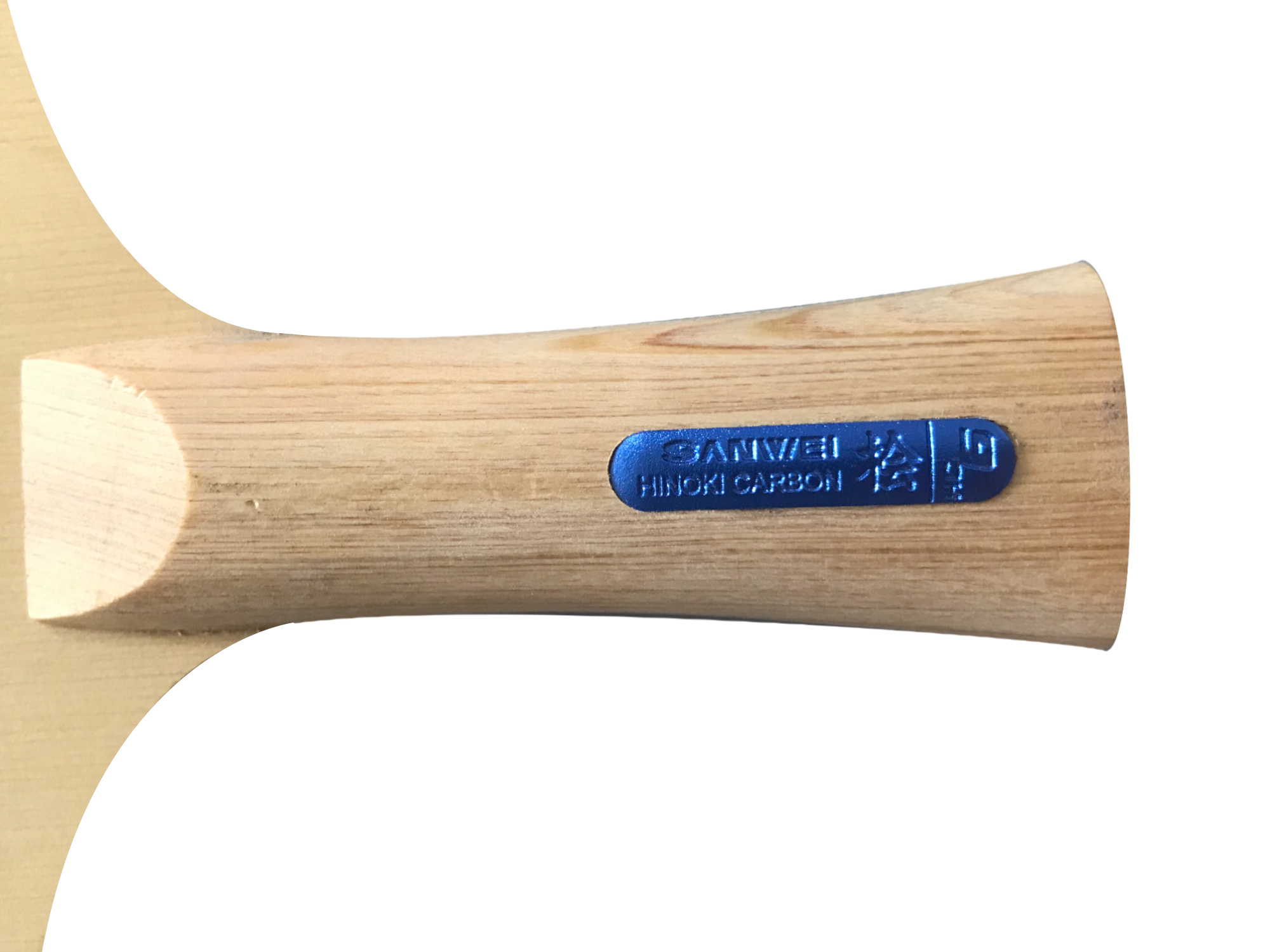 SANWEI HC6S Hinoki Carbon Tabl - đánh giá và giá Table Tennis Forehand